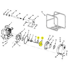 Gorman-Rupp Pump Repair Part IMP XSS 5.0HPGF (316F-010-98)