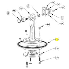 AMT Pump Repair Part Diaphragm (3360-300-00)