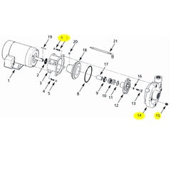 AMT Pump Repair Part Casing XSS 3X2 (4250-003-98)