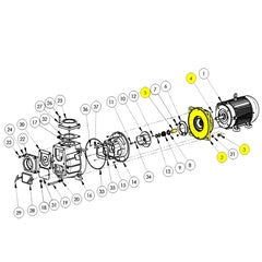 AMT Pump Repair Part Adapter XCI 215JM (394H-030-95)