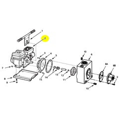 AMT Pumps Gas Engine 6.5HP (1632-065-00)