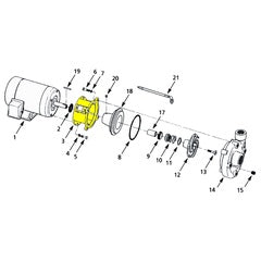 AMT Pump Repair Part Adapter XCI 184/215JM (3150-033-00)