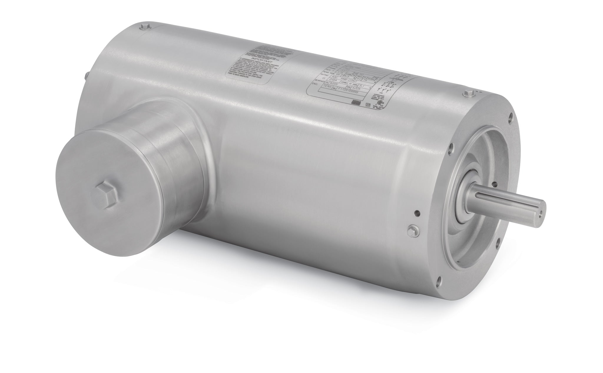 Baldor VFSWDNM3555T-E - 2HP, 3480RPM, 3PH, 60HZ, 145TC, 3546M, TENV, F1 - Food Safe Stainless Steel Motors