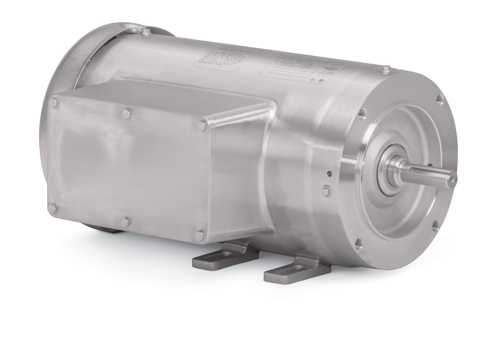 Baldor CFSWDL3509 - 1HP, 3450RPM, 1PH, 60HZ, 56C, 3524L, TEFC, F1, N - Food Safe Stainless Steel Motors
