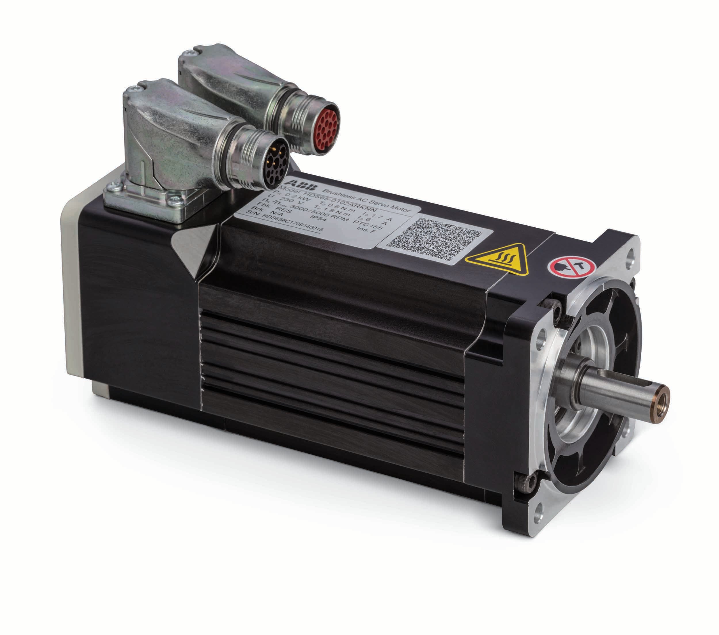 Baldor HDS65-0206AGKNN - HDS65-0206A w/Absolute singl-turn (DSL), - AC Brushless Servo HDS Motors