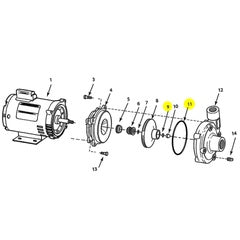 AMT Pump Repair Part BUNA Gasket/O-Ring Subgroup Kit (4900-300-90)