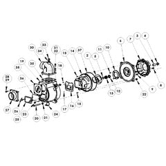 AMT Pump End Kit Model 3993-Z6 4" (3993-KZ)