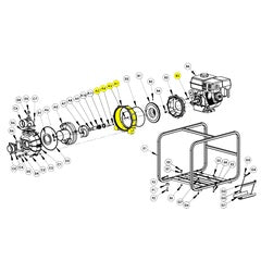 AMT Pump Repair Part Bracket XA Eng Driven Subgroup Kit (3P9X-030-96)