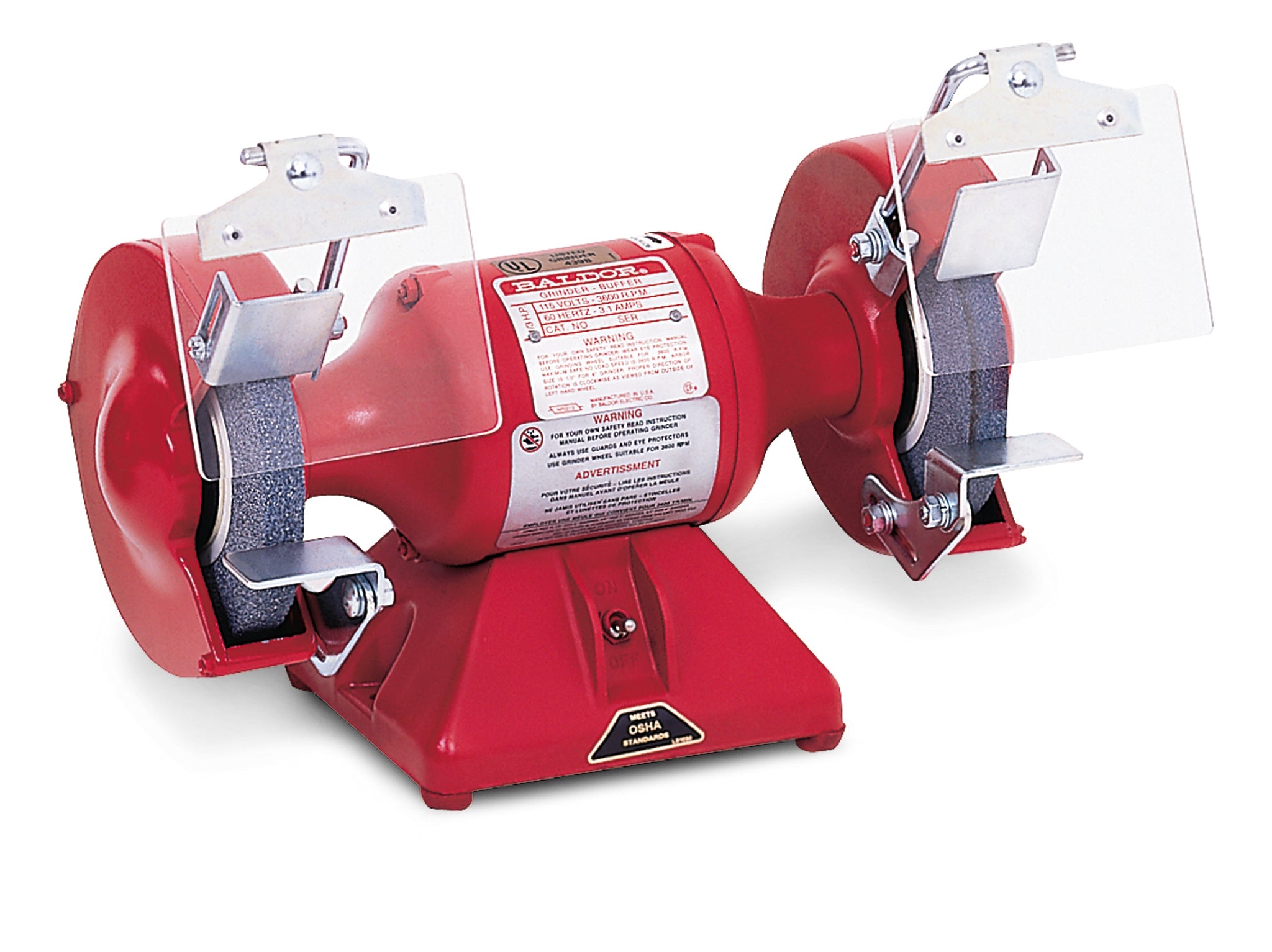 Baldor 712R - .5HP, 3600RPM, 1PH, 60HZ, 3420C, GRND - Grinders