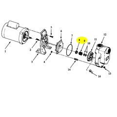 AMT Pump Repair Part Seal Subgrp Kit 5/8" VITON (1640-161-91)