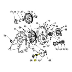 AMT Pump Repair Part Idler Pinion Shaft (3354-121-00)