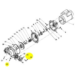 AMT Pump Repair Part Flange XCI 1.5" NPT Kit (5860-080-95)