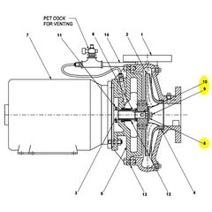 AMT Pump Repair Part Impeller Kit (420A-010-97)