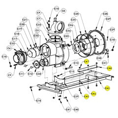 AMT Pump Repair Part Angle Frame Subgroup (5585-101-90)