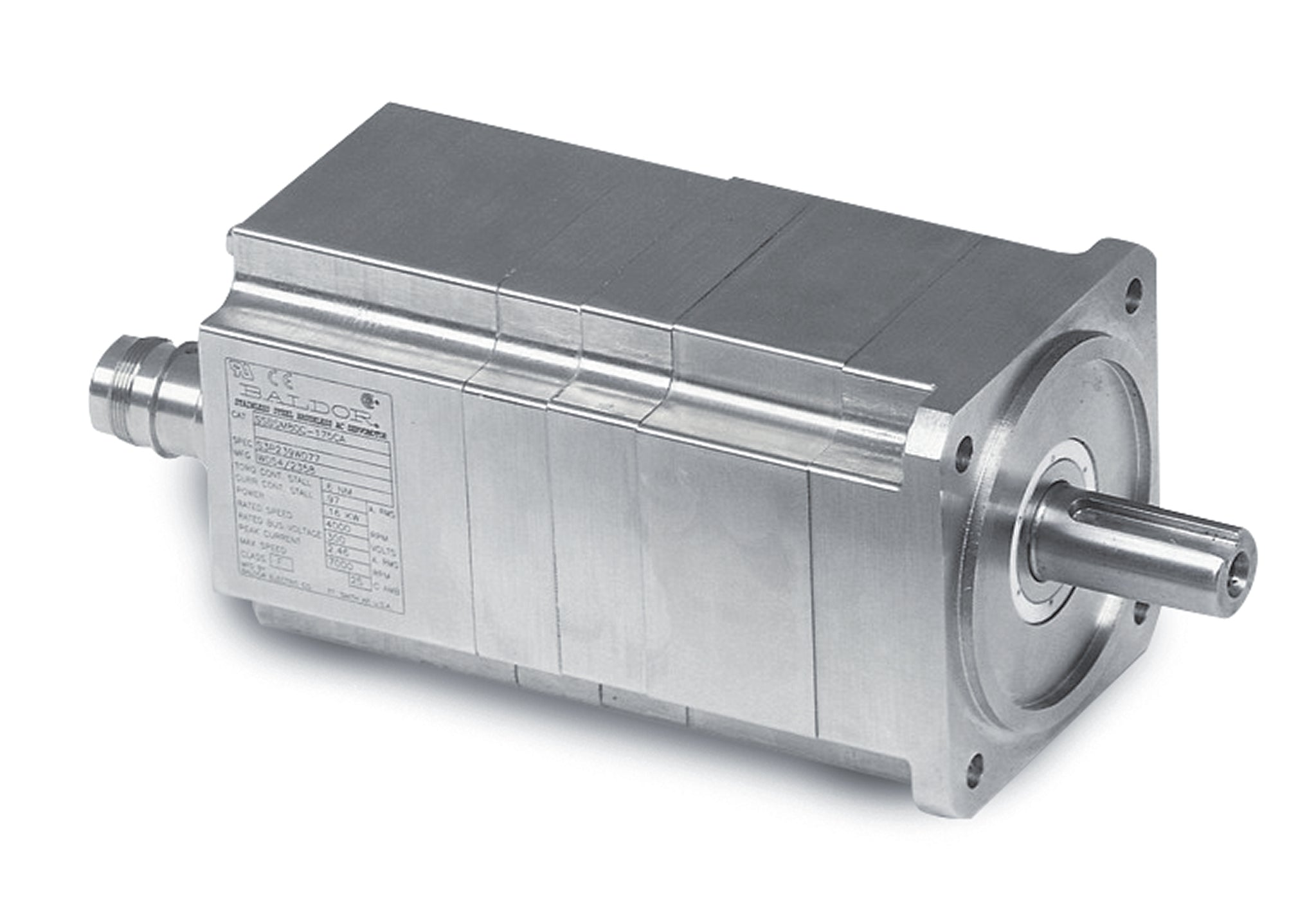 Baldor SSBSM80C-475CA - 30 lb. In. , SS BSM servo motor - AC Brushless Stainless Steel Servo Motors