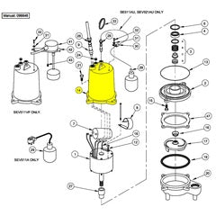 Barnes Motor Housing Repair Part Number 093065 (093065)