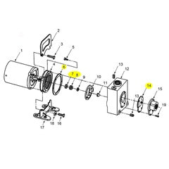 Seal kit - Viton (w/ gasket) 6-bolt (2760-305-95)