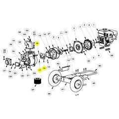 AMT Pump Repair Part Flapper Valve Assembly - Viton (1990-013-90)
