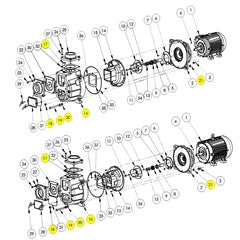 AMT Pump Repair Part 399 Casing XCI Subgroup (394G-001-95)