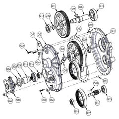 AMT Pumps Gearbox for Electric Models (3370-091-96)