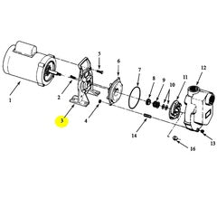 AMT Pump Repair Part Adapter XCI Mach (4294-030-09)