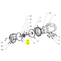 AMT Pump Repair Part EPDM/EPR O-Ring Subgroup (2A01-301-90)