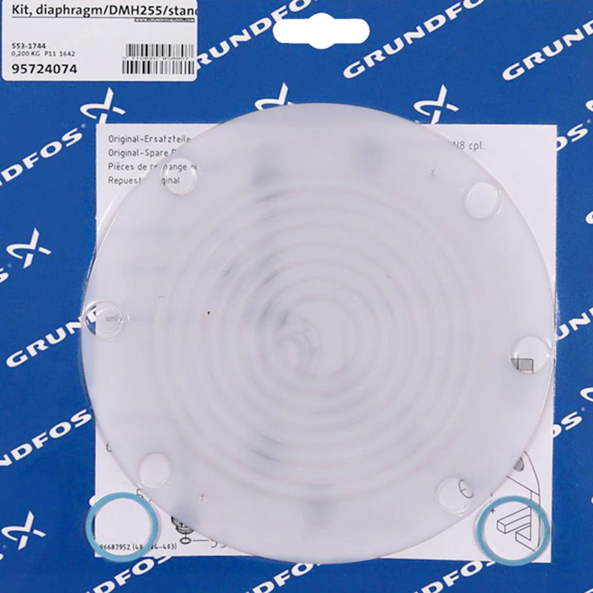 95724074 Grundfos DMH255 Pump Repair Parts & Kits