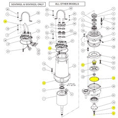 Barnes Seal Kit 3HP, 5HP, 7.5HP (085223)