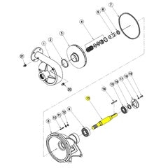 Barnes Pumps Repair Part Number SHAFT, STEEL, 1.625" OD, 11.300" L (021038)