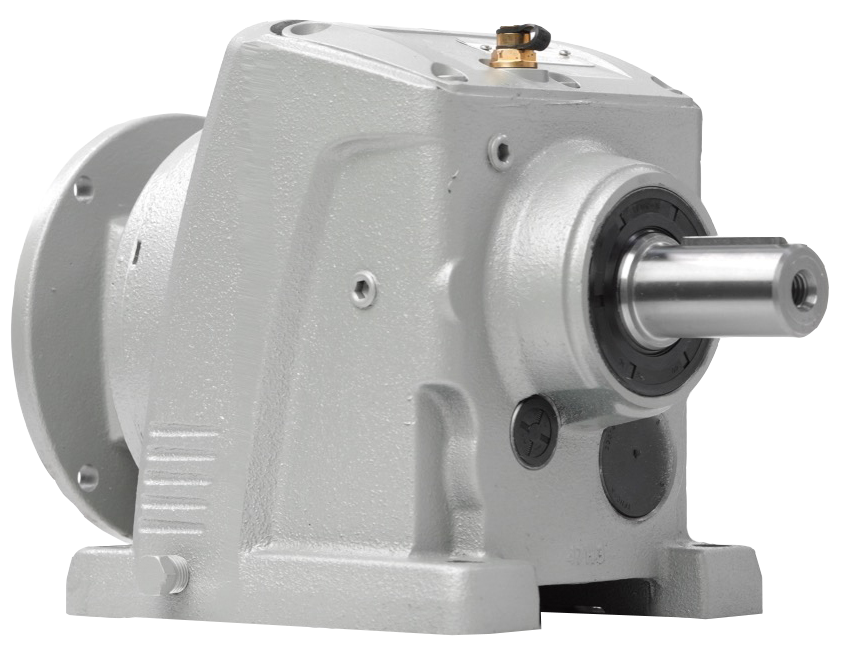 Inline Helical Gear Reducer, Box Size 57, 100:1 Ratio, 56C Frame