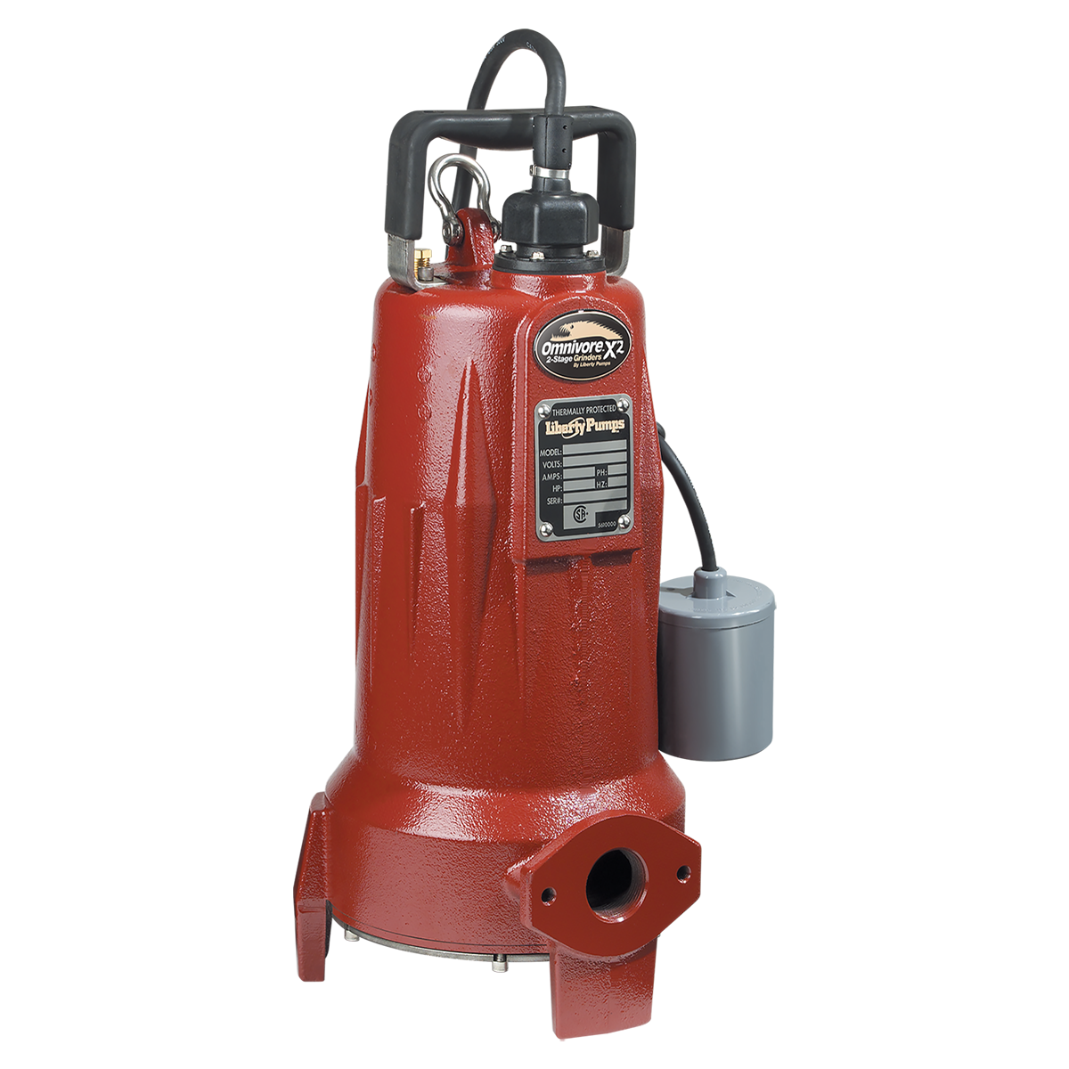 Liberty Grinder Pump LSGX Series 2 HP, 208-230 V, 1-1/4" Discharge (LSGX202A)