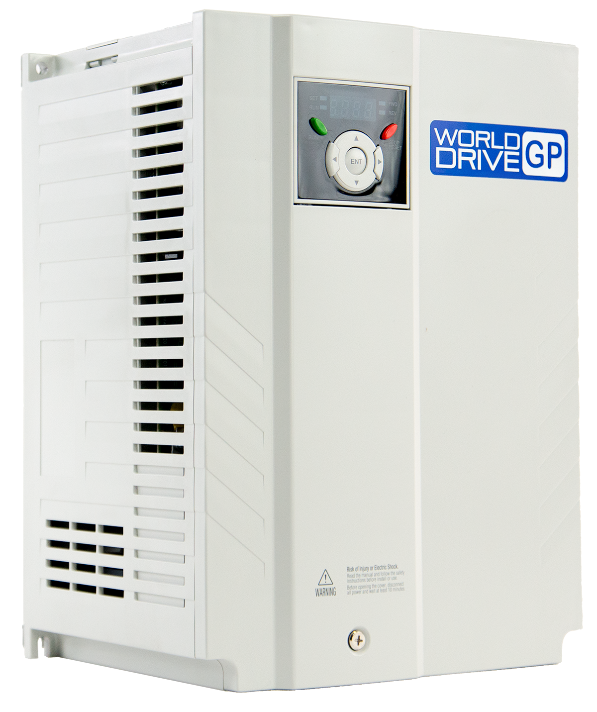 WorldDrive GP VFD, 230V, Three-Phase In / Three-Phase Out, 0.5 HP, 3 Amps CT