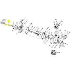 AMT Pump Repair Part AP496 One Piece Shaft 1"-Thrd (1695-060-00)