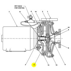 AMT Pump Repair Part Volute Cover Kit (420A-030-95)