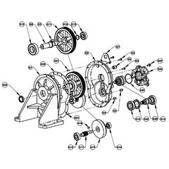 Pump Repair Kit GEAR BOX ASSEMBLED KIT 2" ENGINE DRIVEN (3360-402-90)