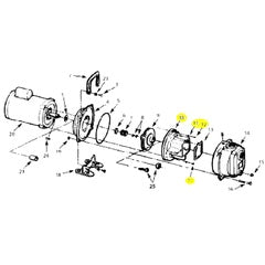 AMT Pump Repair Part Volute XCI 3/4 to 1HP (379A-150-95)