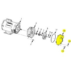 Gorman-Rupp Pump Repair Part Casing XB 1X3/4 (3700-003-97)
