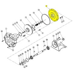 Barnes Coupling, Plate, Seal, CI, 12.12" (052094)