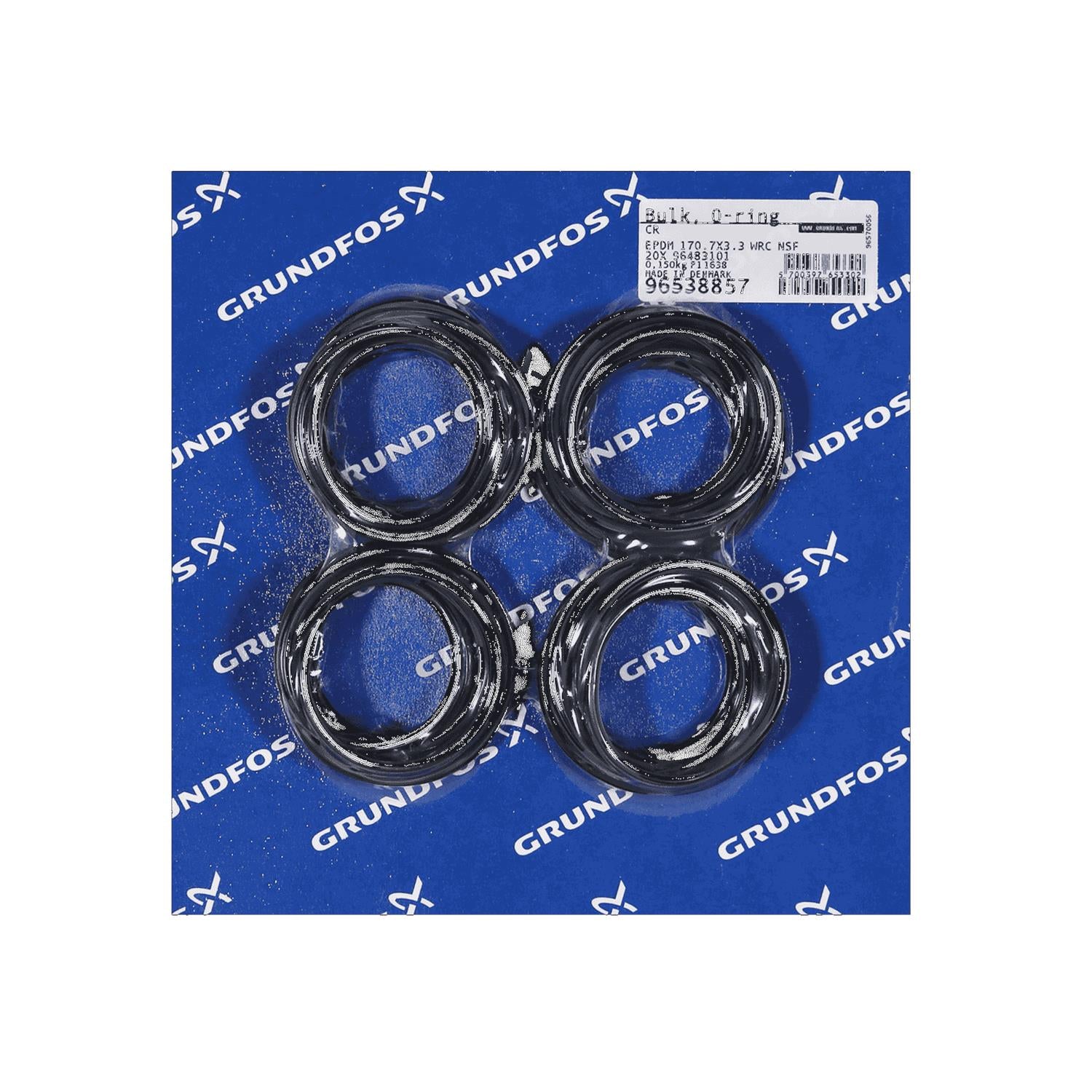 Grundfos 96538857 - Bulk, O-ring EPDM 170.7X3.3 WRC NSF