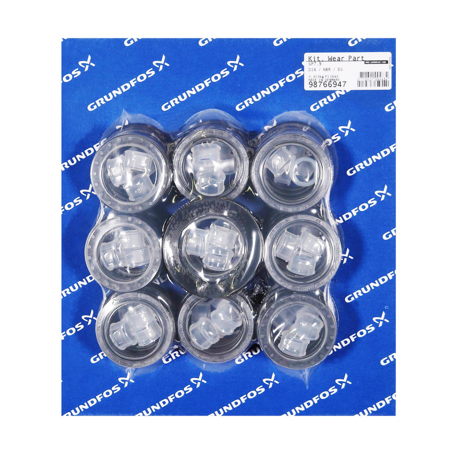 Grundfos 98766947 - Kit | Wear Part D16 / NBR / 50