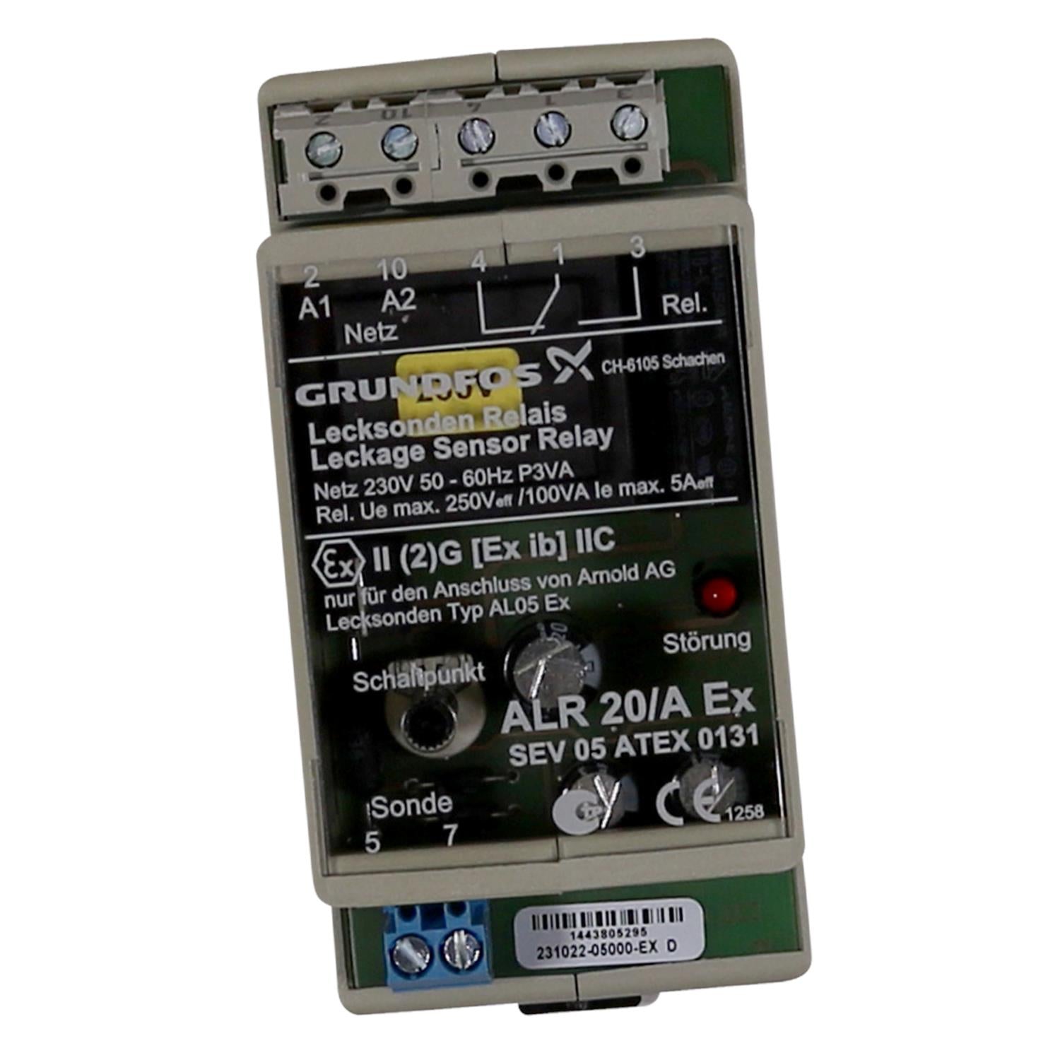 Grundfos 96489569 - Relay for leakage sensor, ALR-20/A