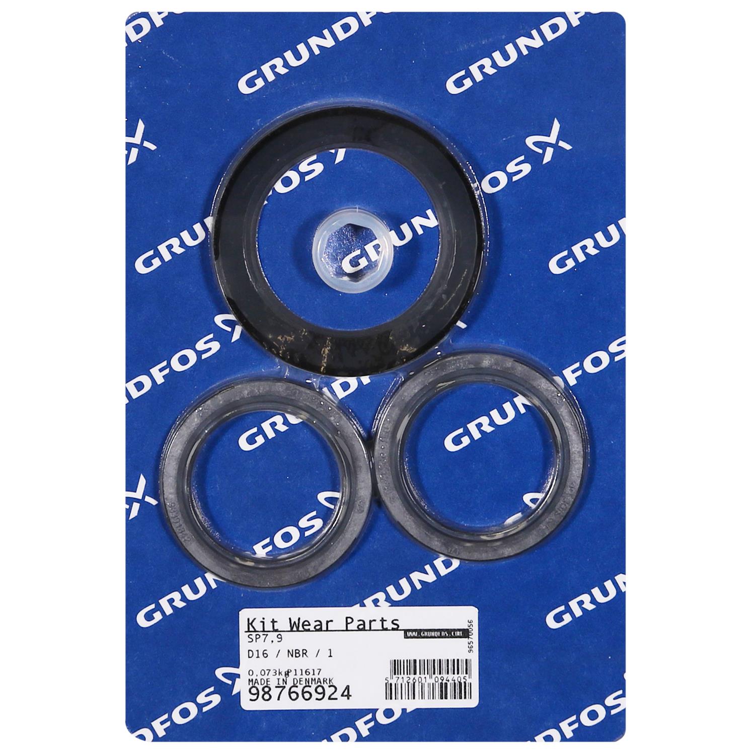 Grundfos 98766924 - Kit | Wear Part D16 / NBR / 1
