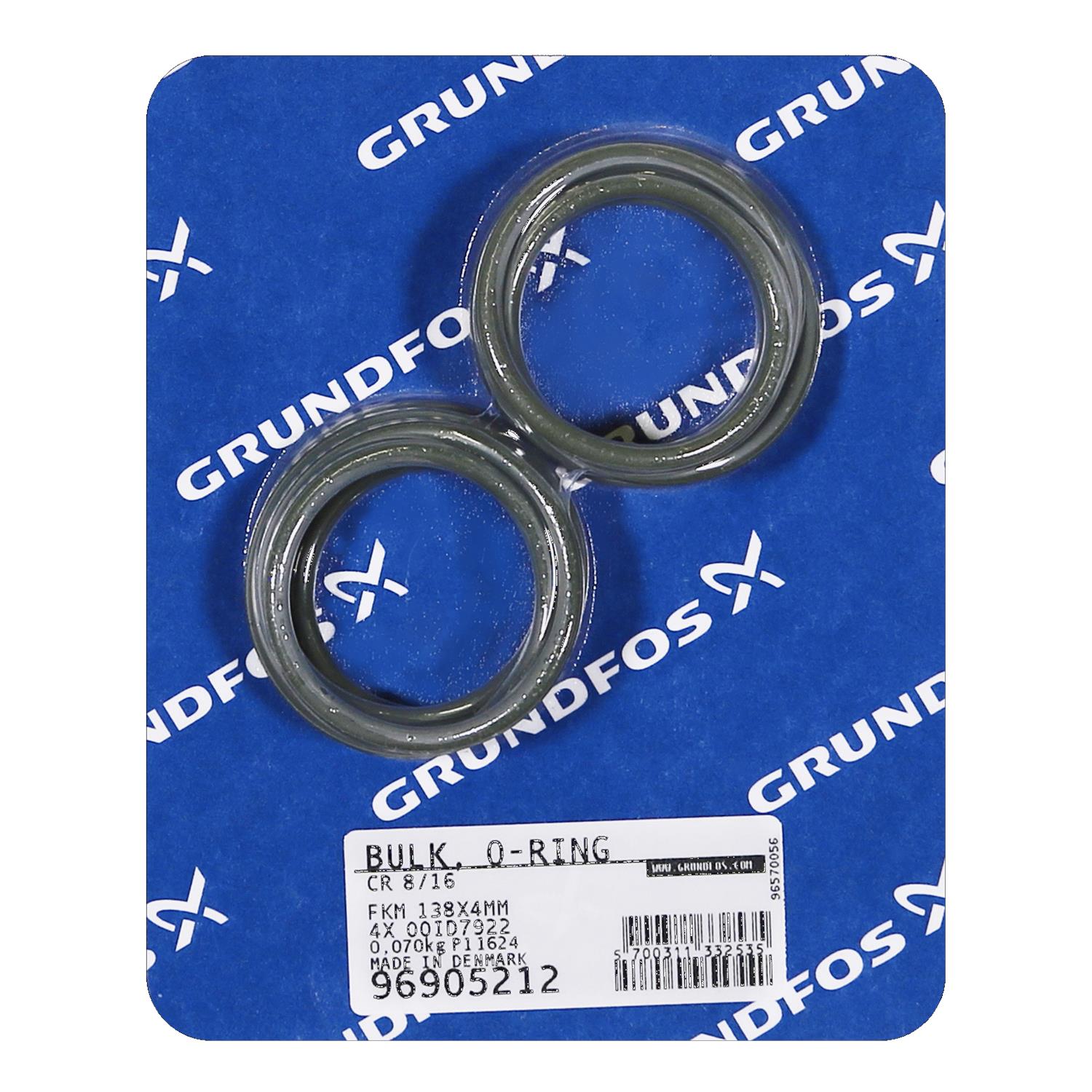 Grundfos 96905212 - BULK, O-RING FKM 138X4MM