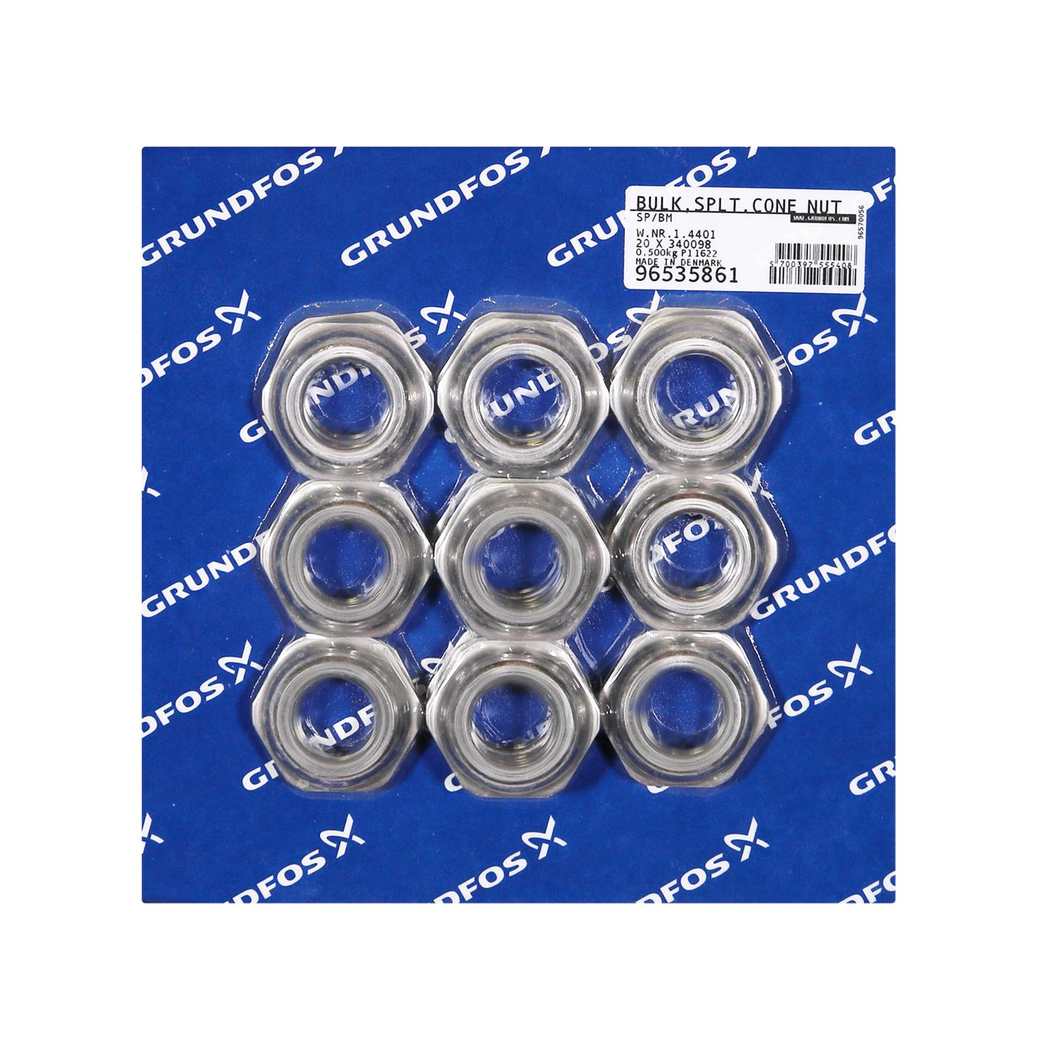Grundfos 96535861 - BULK,SPLT.CONE NUT W.NR.1.4401