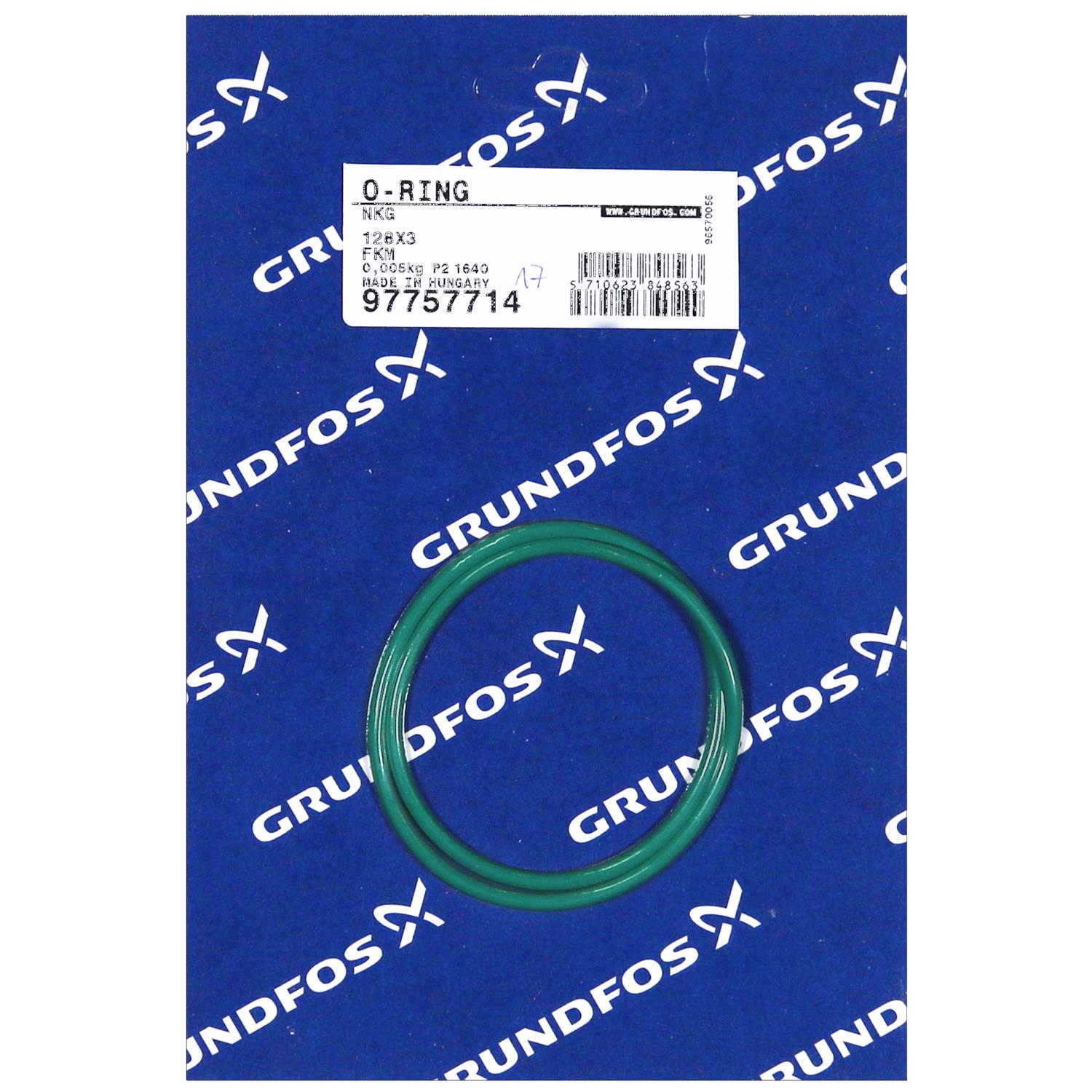 Grundfos 97757714 - Spare O-Ring 128X3 | Submersible | Borehole | Vertical | High Head