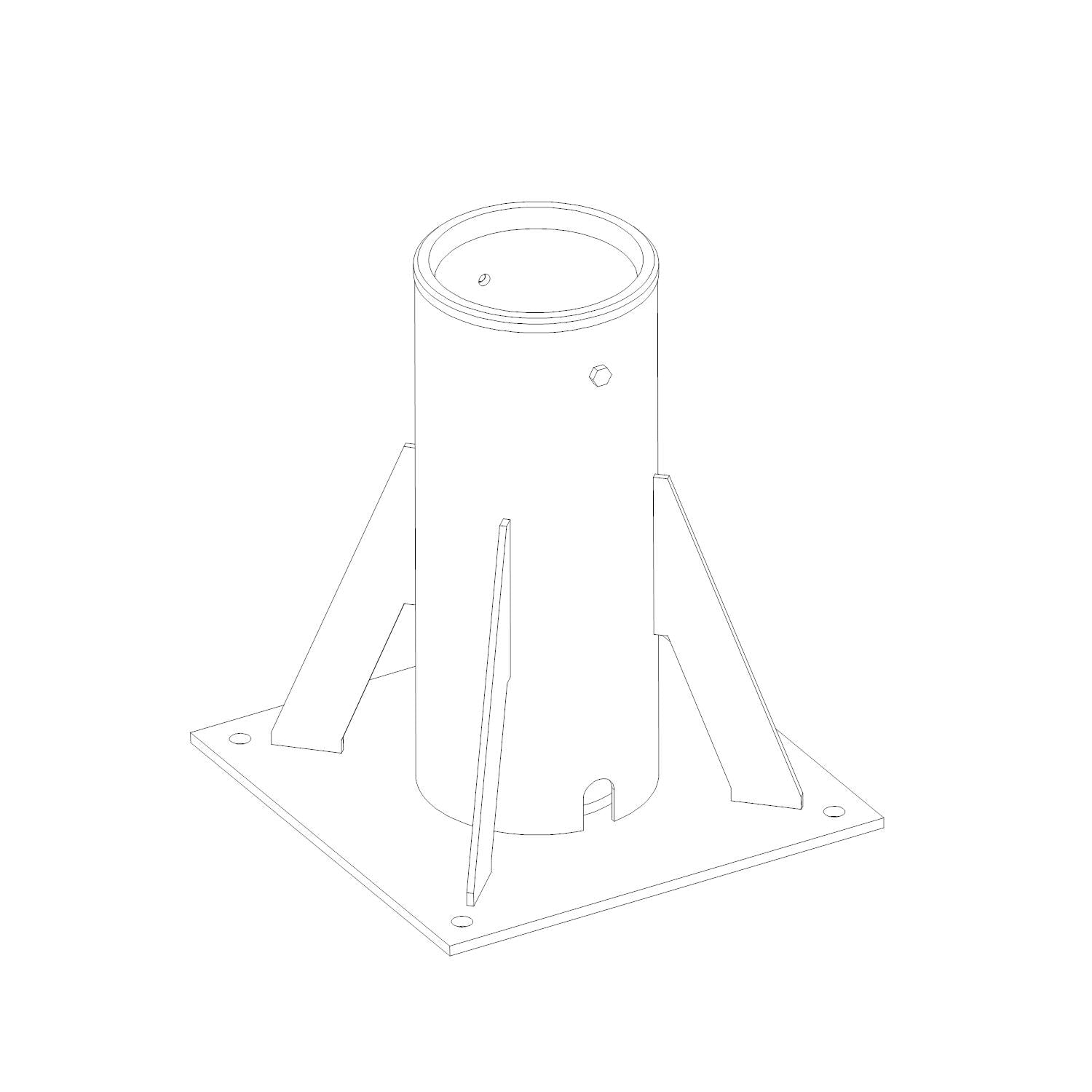 Grundfos 95036937 - Crane foot 100 | Vertical | Multistage | Centrifugal