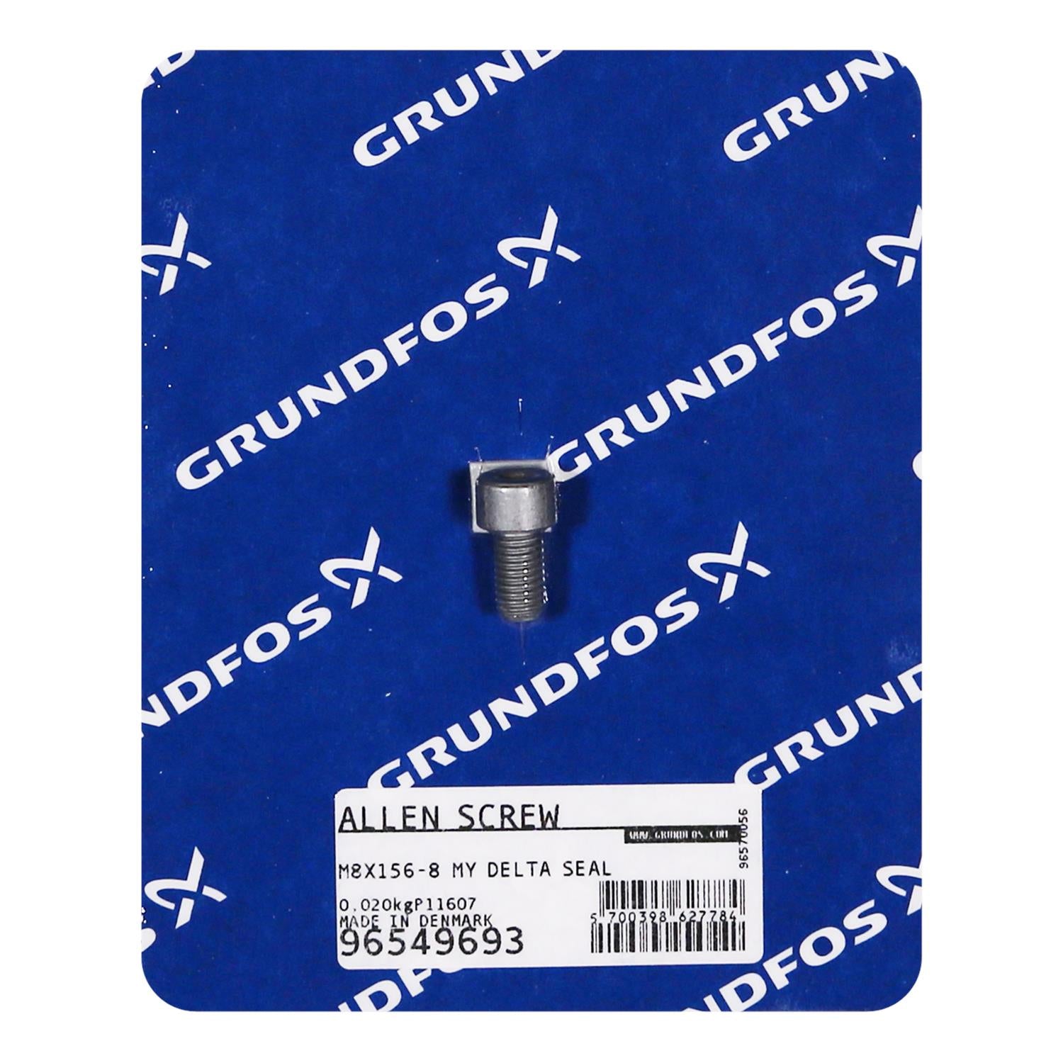 Grundfos 96549693 - Allen Screw M8X156-8 MY Delta Seal | Vertical | Multistage | Centrifugal