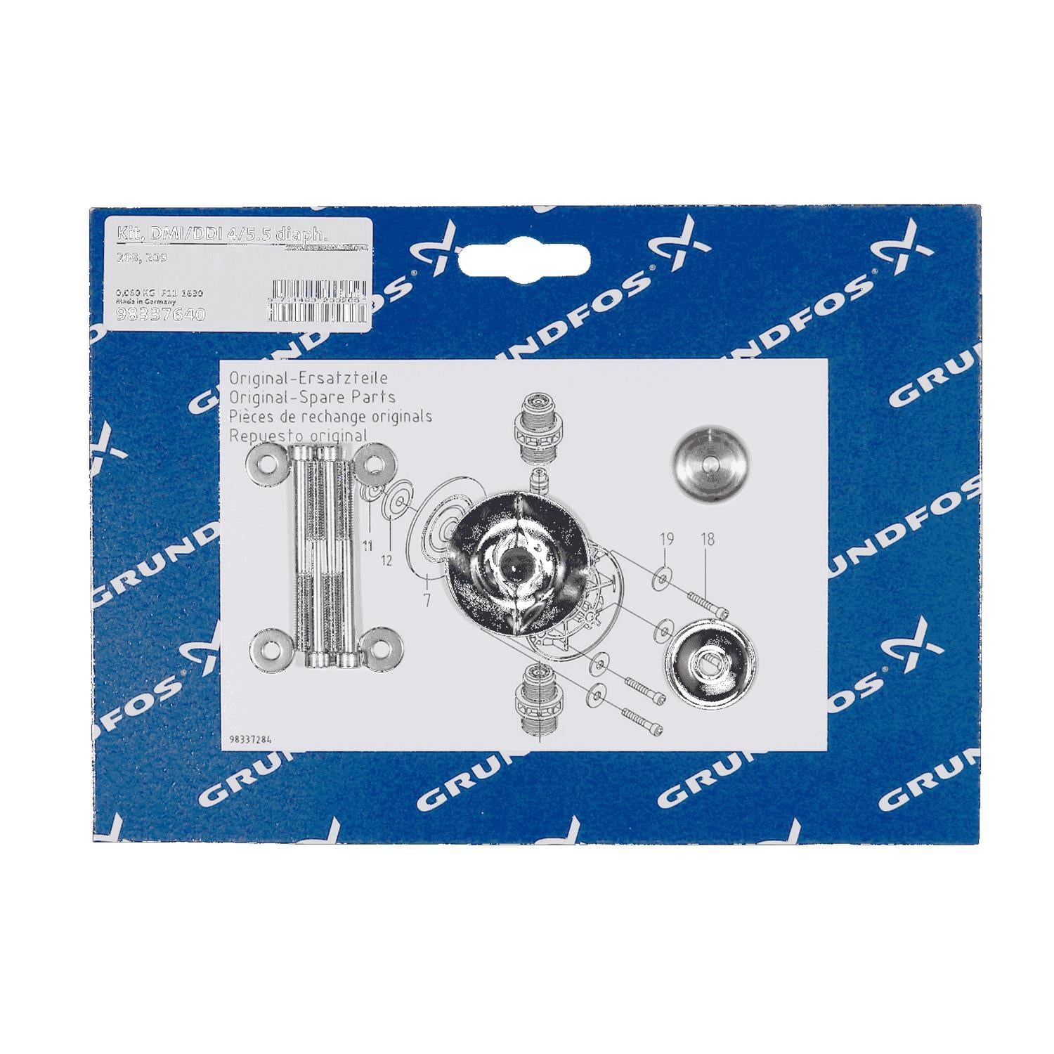 Grundfos 98337640 - Kit | Diaphragm | Digital Input | Alarm | Monitoring