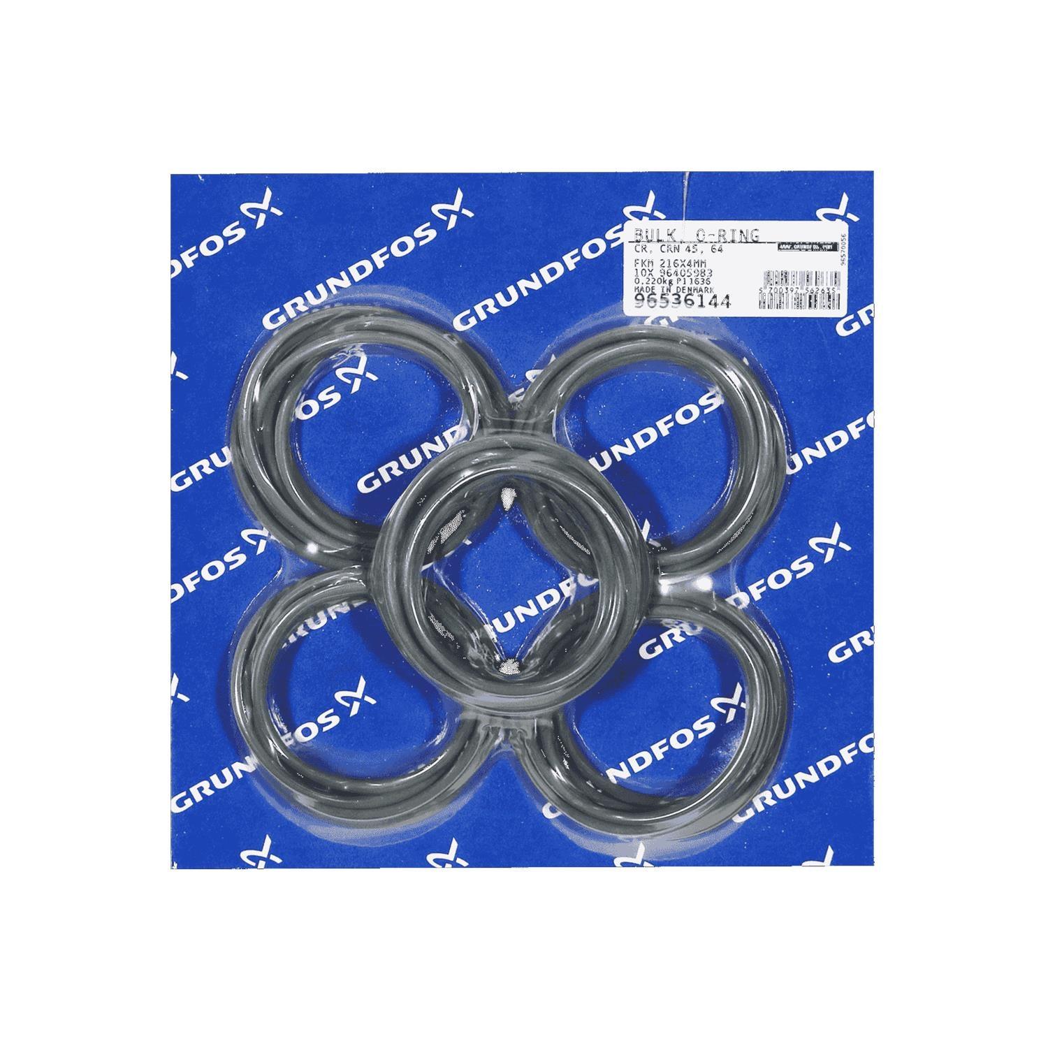 Grundfos 96536144 - BULK, O-RING FKM 216X4MM