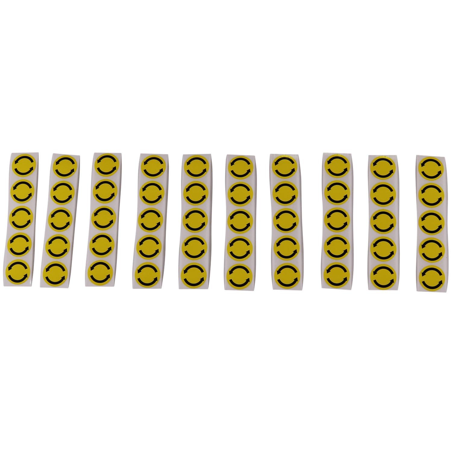 Grundfos 97796066 - Plate, arrow f/dir Yellow